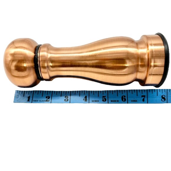 Copper Salt and Pepper Grinder Adjustable Mechanism 8-Inch Tall Sleek Design - Picture 4 of 4